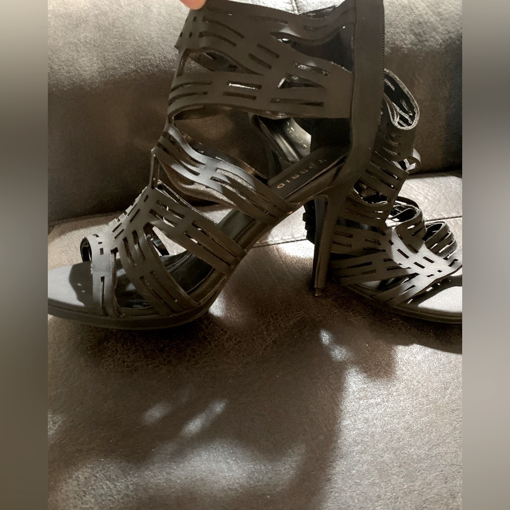 Torrid Black strapped heels size/10